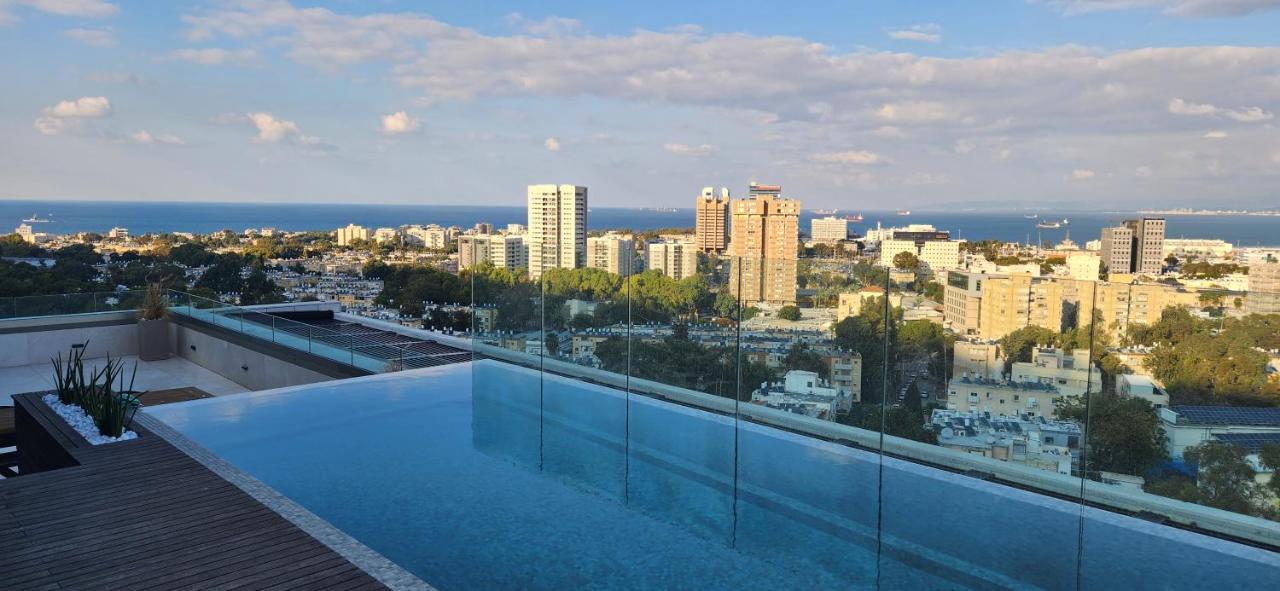 Serene - Infinity Cview Pool - 4 Bedrooms Luxury Penthouse Haifa Exterior photo