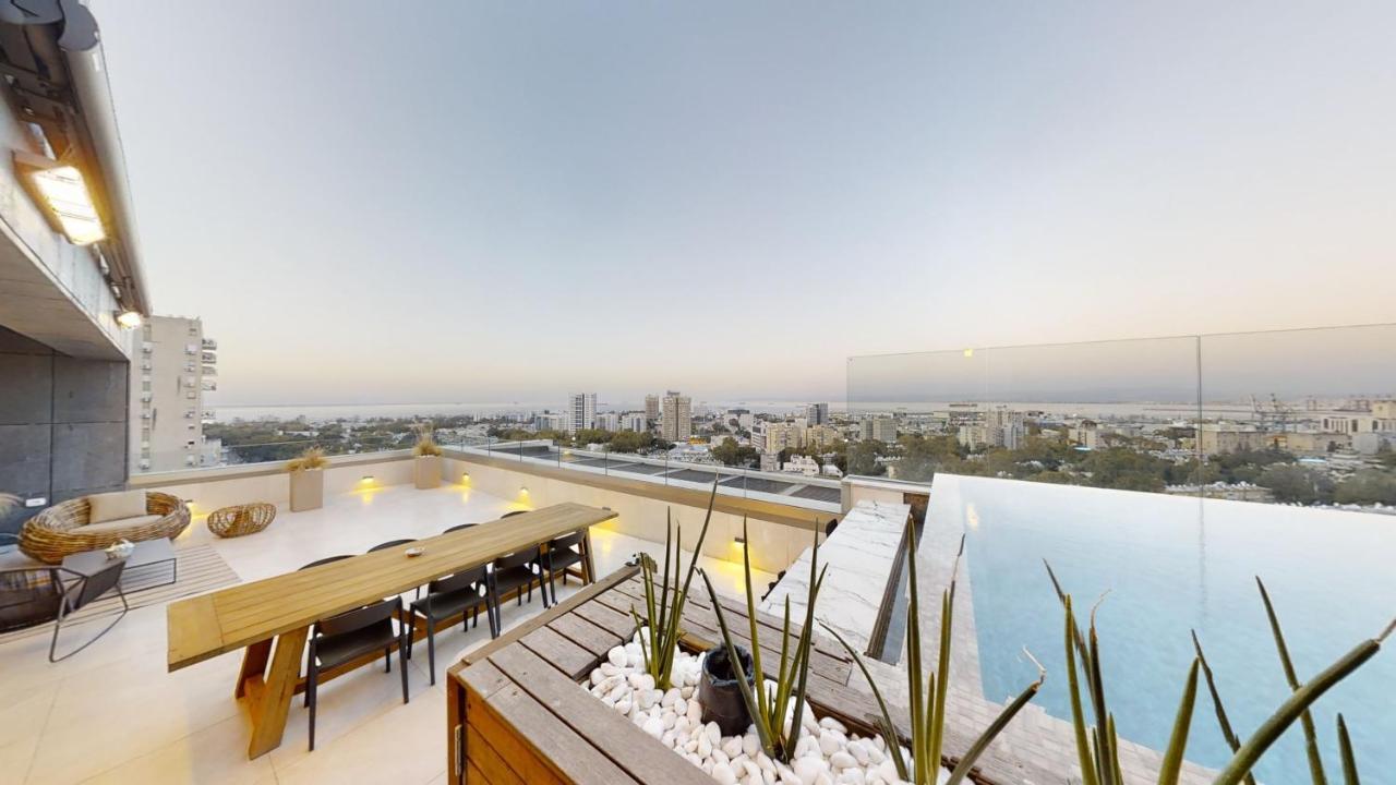 Serene - Infinity Cview Pool - 4 Bedrooms Luxury Penthouse Haifa Exterior photo